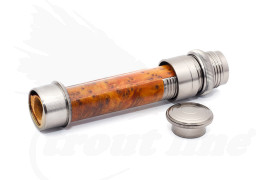 Nickel Ultra-Light Rosewood Burl Slide Band Reel Seat