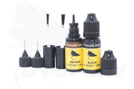 Troutline UV Colored Resin Set – Brown & Black