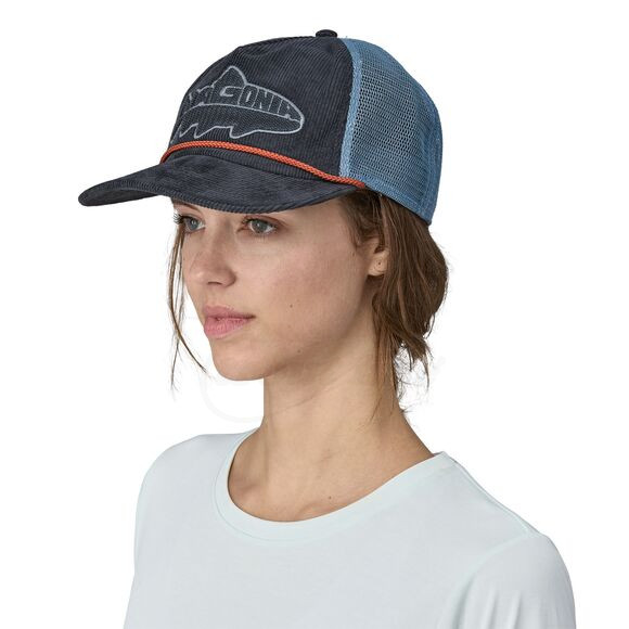Patagonia Fly Catcher Hat Fitz Roy Trout: Ink Black