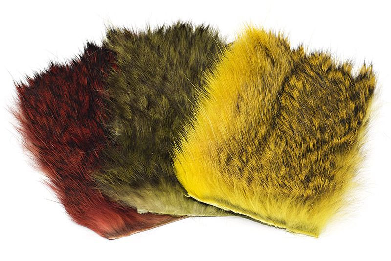 Troutline Dyed Hare Pelts
