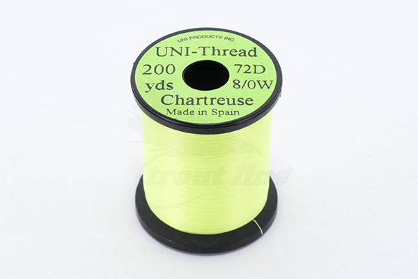 Chartreuse Fly Tying Uni-Thread 8/0-200 yd 