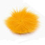 Troutline Premium Marble Arctic Fox Tail Rings -sunburst yellow