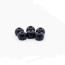 Slotted Tungsten 2.5mm 10beads/bag-black