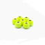Troutline Coloured 2.4mm Brass Beads-chartreuse