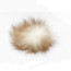 Troutline Natural Colored Fox Tail Ring -coffee fox