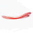 Golden Pheasant Crest Feathers-hot red