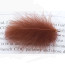 Troutline Size Selected CDC Feathers 5cm+ -fiery brown