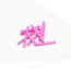 Troutline Foam Cylinders 4mm-pink