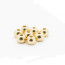 Classic Colored Tungsten Beads 2mm 25 beads/bag-gold