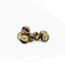 Hanak 3mm 20pcs/pack Round+ Tungsten Beads -bronze matt