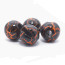 Hanak UV+ Tungsten Beads 4.6mm 15pcs/pack -Black & Fluo UV Orange
