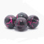 Hanak UV+ Tungsten Beads 2.8mm 15pcs/pack -Black & Fluo UV Pink