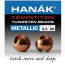 Hanak Slotted Metallic Tungsten Beads 3.5mm 20pcs/pack-metallic brown
