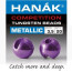 Hanak Slotted Metallic Tungsten Beads 3.5mm 20pcs/pack-metallic light violet