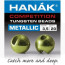 Hanak Slotted Metallic Tungsten Beads 3.5mm 20pcs/pack-metallic olive