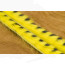 Hends 4mm Rabbit Zonker Barred Strips-yellow