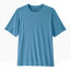Patagonia Size L Men's Capilene Cool Daily Graphic T-Shirt Shore Blue - Light Shore Blue X-Dye