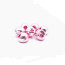 Jig Off Tungsten Beads 3.3mm -metallic pink