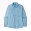 Patagonia Size S Men's Long-Sleeved Sun Stretch Shirt Chambray: Lago Blue