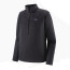 Patagonia Size M Men's R1 Daily Zip-Neck Shirt-Ink Black