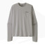 Patagonia Size XL Men's Long-Sleeved Capilene Cool Sun Shirt - Fitz Roy Trout Color Crisp Grey - Salt Grey X-Dye