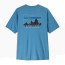 Patagonia Size L Men's Capilene Cool Daily Shirt - 73 Skyline - Shore Blue - Light Shore Blue X-Dye