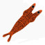 Pro Sportfisher 3D Shrimp Shell XSmall-brown on orange