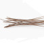Hand Selected Stripped Peacock Quill-natural