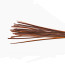 Hand Selected Stripped Peacock Quill-peach