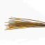 Hand Selected Stripped Peacock Quill-sunburst yellow