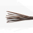 Hand Selected Stripped Peacock Quill-brown
