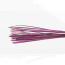 Hand Selected Stripped Peacock Quill-pink