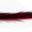 Troutline Two Tone Rabbit Zonker Strips-black/red