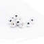 Slotted Colored Tungsten Beads 5.5mm 25beads/bag -silver