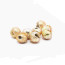 Sunny Gritty Slotted Tungsten Beads  3.3mm 10beads/bag -gold
