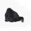 Troutline Premium Tanned Pine Squirrel Half Skin -black