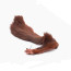 Troutline Premium Tanned Pine Squirrel Half Skin -rusty
