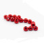 Classic Colored Tungsten Beads 2.5mm 25 beads/bag-metallic red