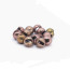 Slotted Colored Tungsten Beads 2.8mm 25beads/bag -coffee brown