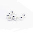 Slotted Colored Tungsten Beads 2.5mm 25beads/bag -silver