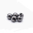 Troutline Essential Line Slotted Tungsten Beads 4mm-10pcs-black nickel