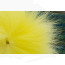Premium Marble Arctic Fox Tail Rings -bright yellow