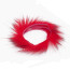 Troutline Premium American Opossum Zonker Strips -red