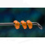 Troutline Colored Collar Ring Necks 2.5mm-metallic orange