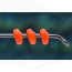 Troutline Colored Collar Ring Necks 3.7mm-orange