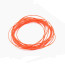 Troutline Stretch Floss 1mm-hot orange