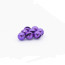Slotted Tungsten 3.5mm 10beads/bag-metallic purple