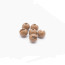 Slotted Tungsten 3.5mm 10beads/bag-brown