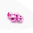Hanak Slotted Metallic Tungsten Beads 3.5mm 20pcs/pack-metallic pink