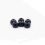 Classic Colored Tungsten Beads 4mm 25 beads/bag-black